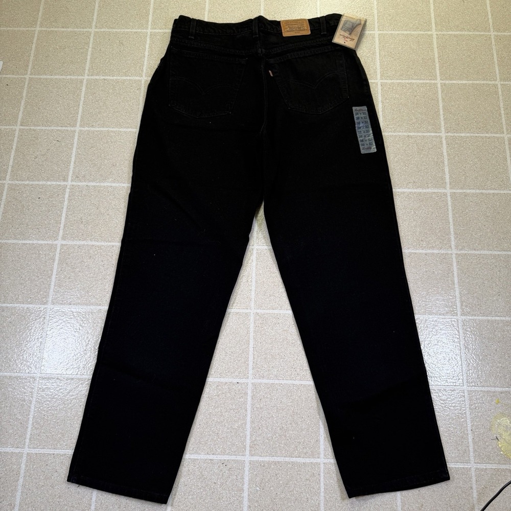 Vintage Levi's 545 Jeans Mens size 36 x 32 Black Straight Loose Made In USA 90's